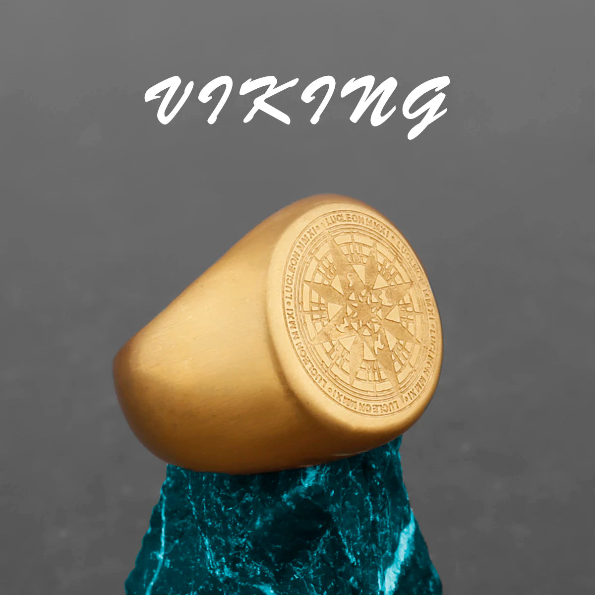 خاتم فايكنج نورديك من الفولاذ المقاوم للصدأ مرساة بوصلة شجرة الحياة فايكنج رون الذئب خاتم للرجال والنساء مصنع مجوهرات بالجملة