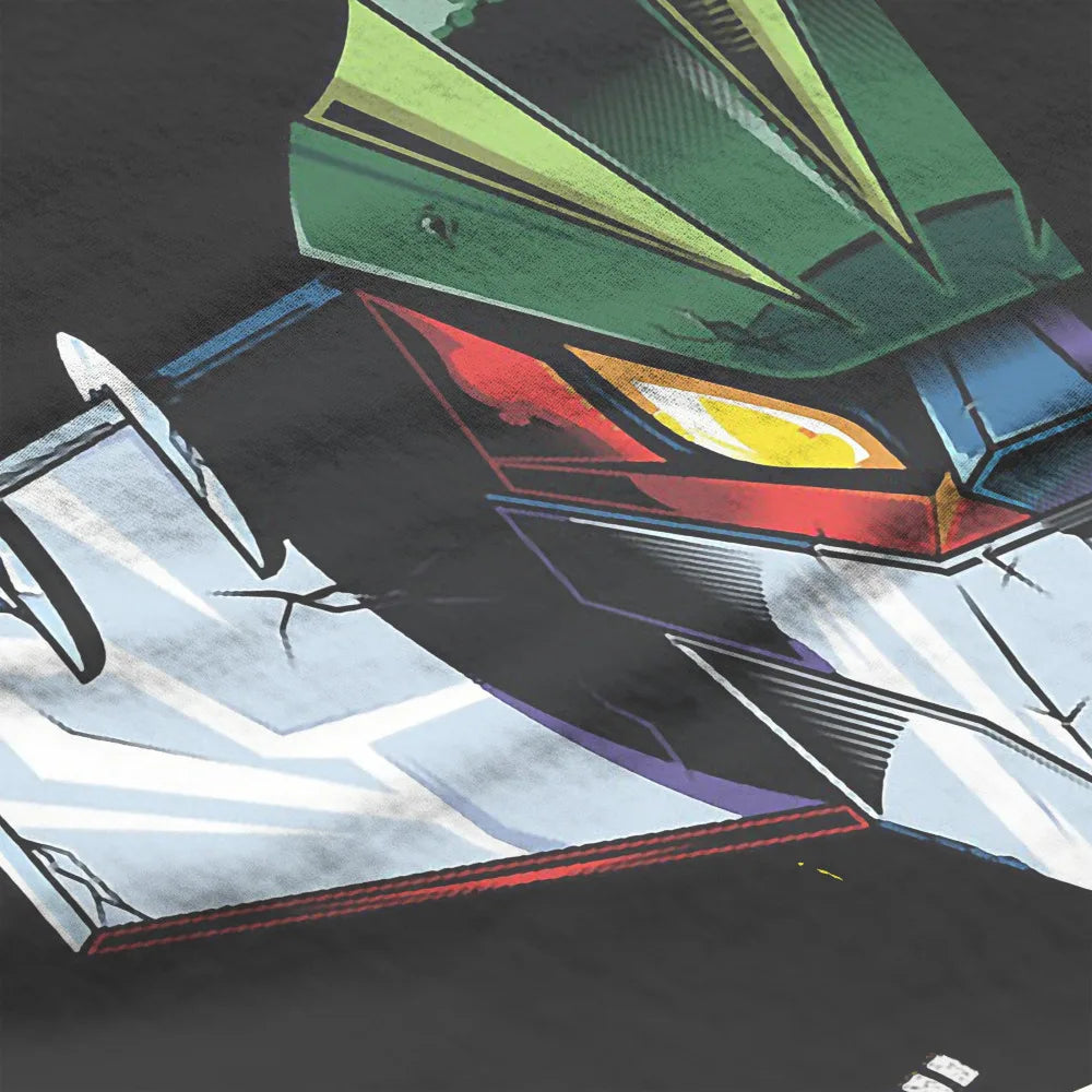 تي شيرت Mechas 02 Steel Jeeg Robot T Shirt كلاسيكي قوطي عالي الجودة تي شيرت فضفاض برقبة دائرية ملابس رجالية