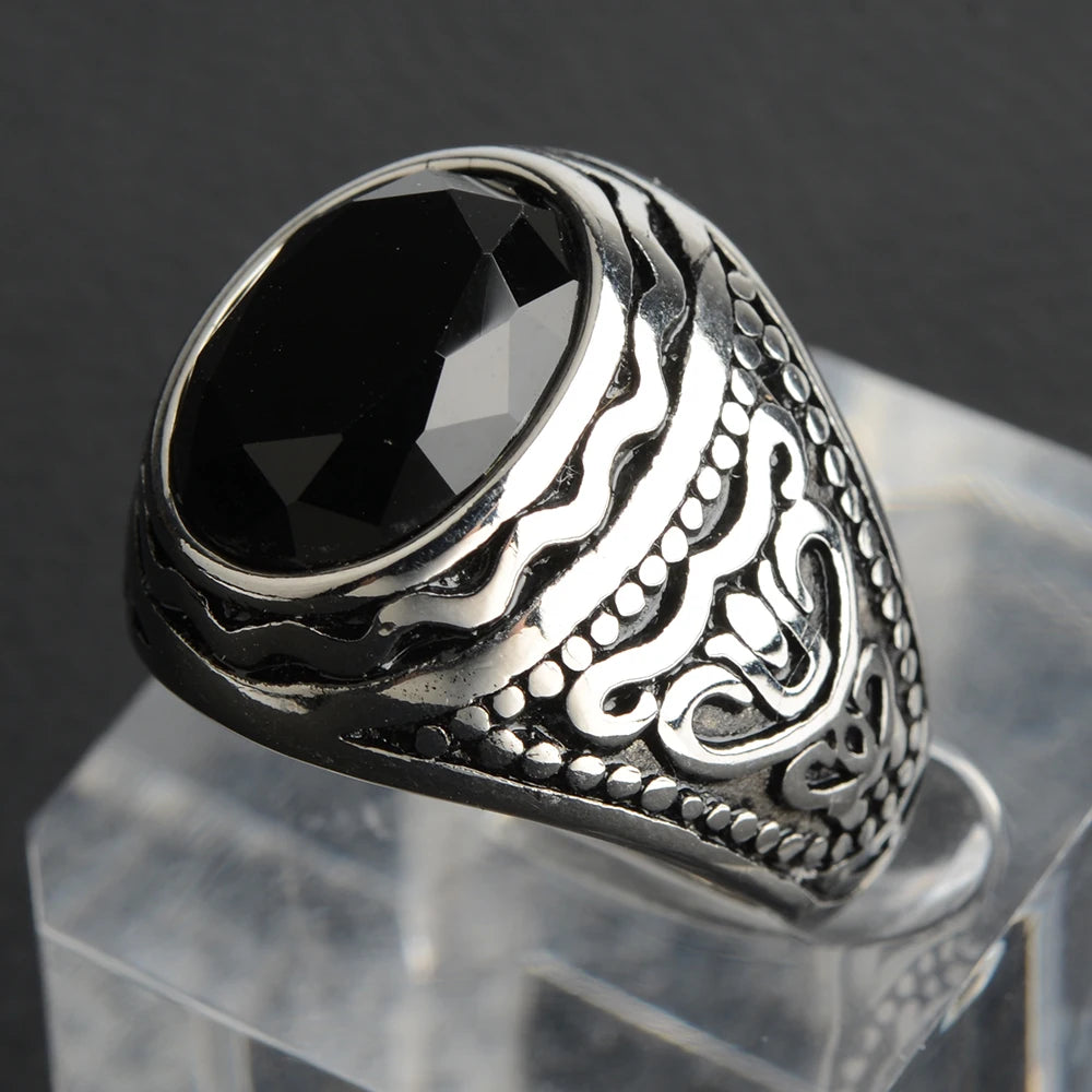 New Arrival White Gold Color AAA+ Cubic Zirconia Promise Bands Stainless Steel Rings for Man Woman Party Jewelry