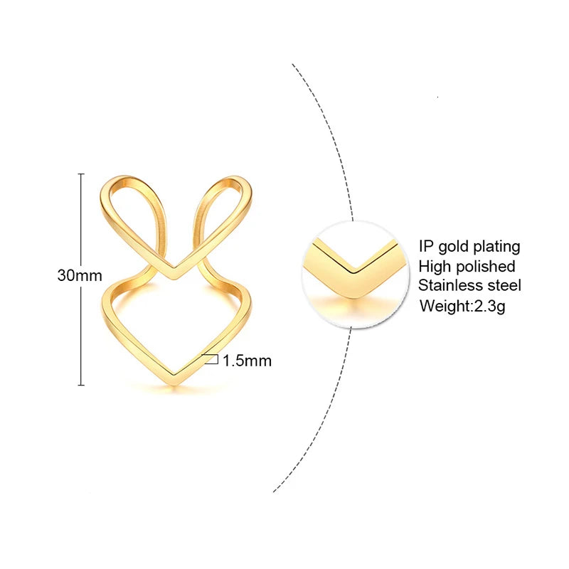 خواتم أنيقة بتصميم شيفرون للنساء، مجوهرات مثالية لحفلات أعياد الميلاد، مصنوعة من الفولاذ المقاوم للصدأ بلون ذهبي، هدية مثالية للارتداء اليومي.