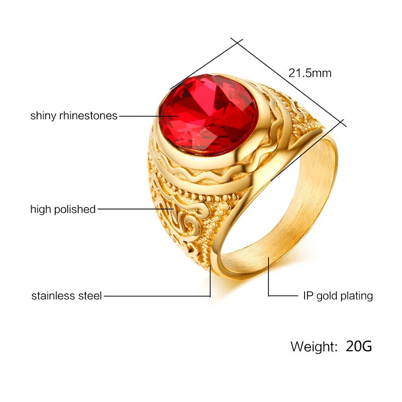New Arrival White Gold Color AAA+ Cubic Zirconia Promise Bands Stainless Steel Rings for Man Woman Party Jewelry