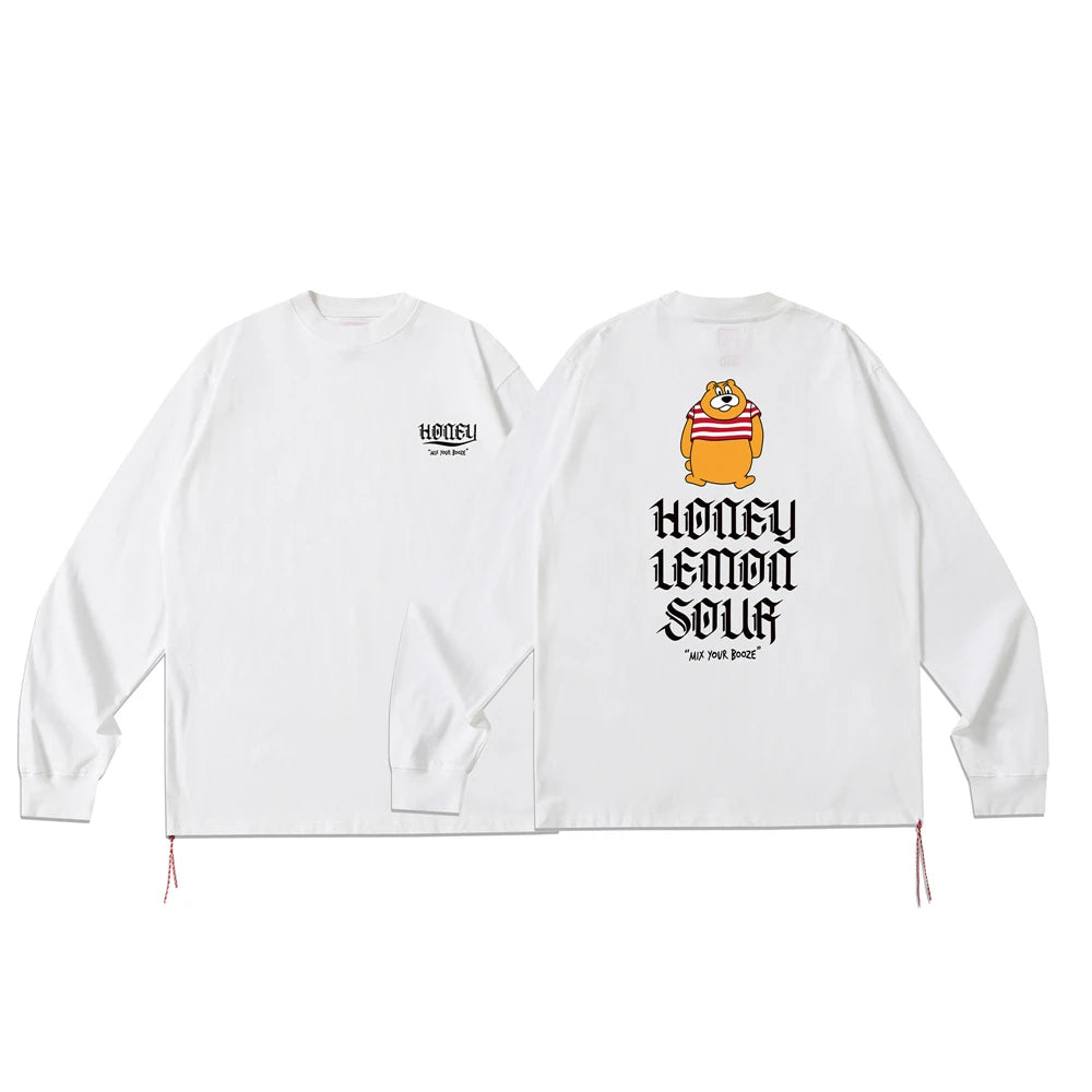 تي شيرت رجالي مطبوع عليه أفضل جودة من KUCLUT 1:1، بتصميم ياباني أنيق، مصنوع من القطن بنسبة 100%، بأكمام طويلة، ومقاسات كبيرة