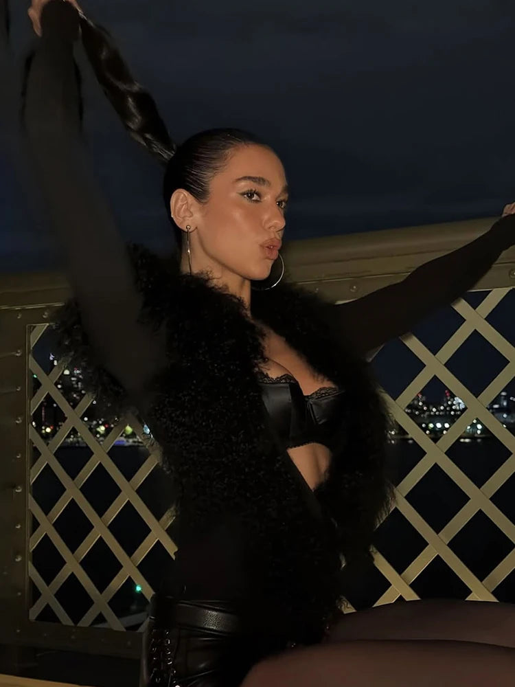 تي شيرتات Nibber منخفضة الرقبة للنساء، تصميم خريفي أنيق بأكمام طويلة، تصميم ضيق، تصميم عصري للفتيات في الشارع، تصميمات برية