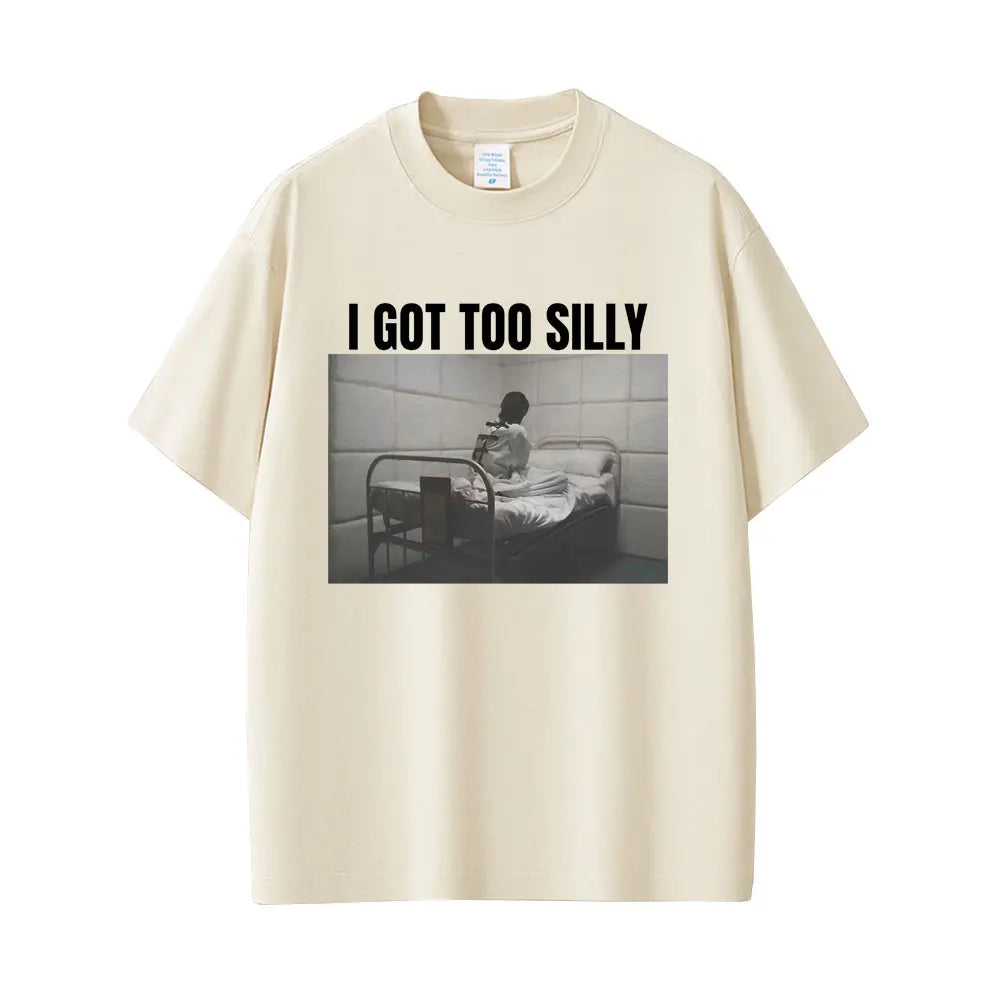 تيشيرت قطني بأكمام قصيرة بتصميم ميم مضحك لشخصية غوسي، مناسب للرجال والنساء، بتصميم كاجوال وعصري، وقصة واسعة.