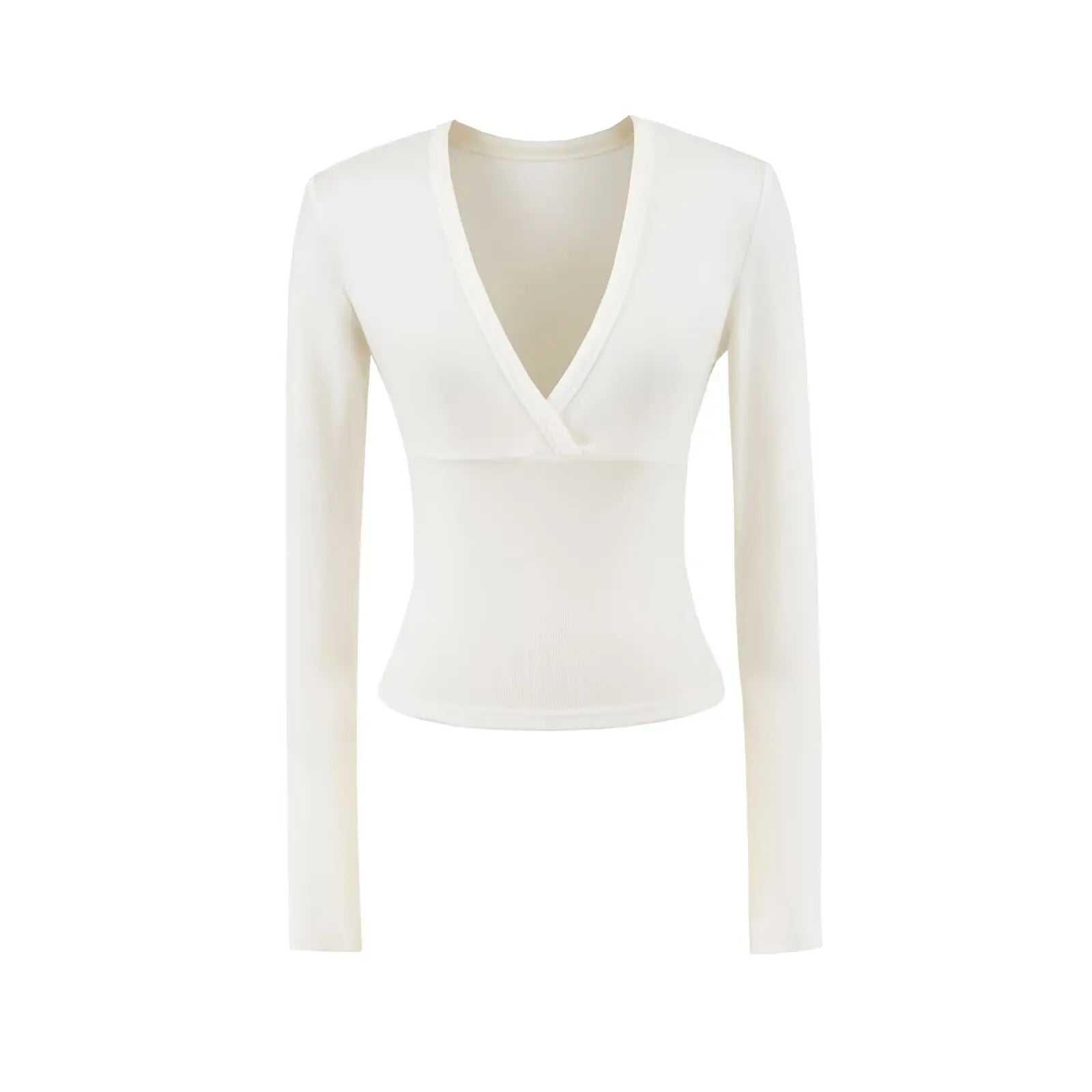 تيشيرتات نسائية وردية لطيفة بياقة على شكل حرف V، ضيقة، مناسبة لفصل الخريف، ملابس عصرية جديدة، قطن، بأكمام طويلة، تيشيرتات نسائية كلاسيكية لطيفة، تيشيرتات Y2K