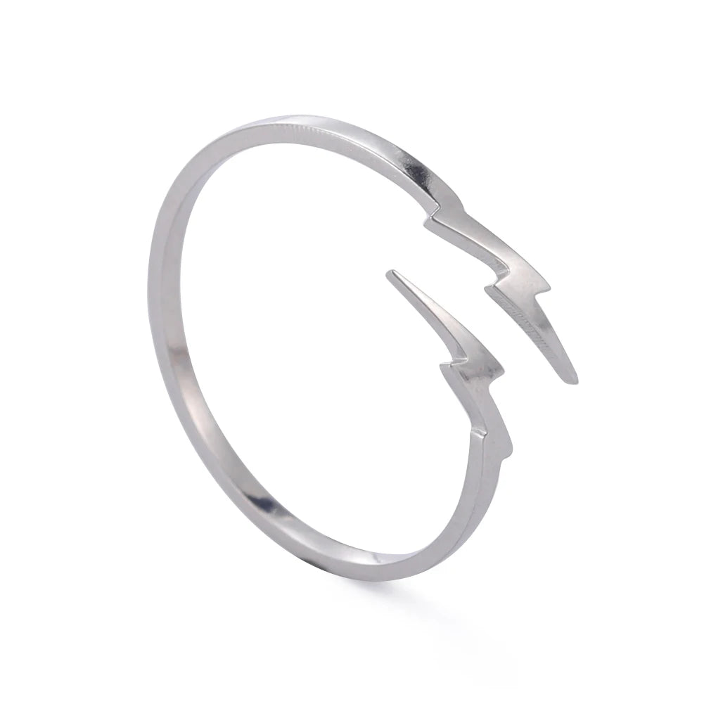 خاتم تيمر من الفولاذ المقاوم للصدأ، خواتم نسائية وفتيات وأزواج، بتصميمات على شكل قلب، مخلب قطة، زهرة، ثعبان، نجمة، موسيقى، خاتم قابل للتعديل، هدية مجوهرات