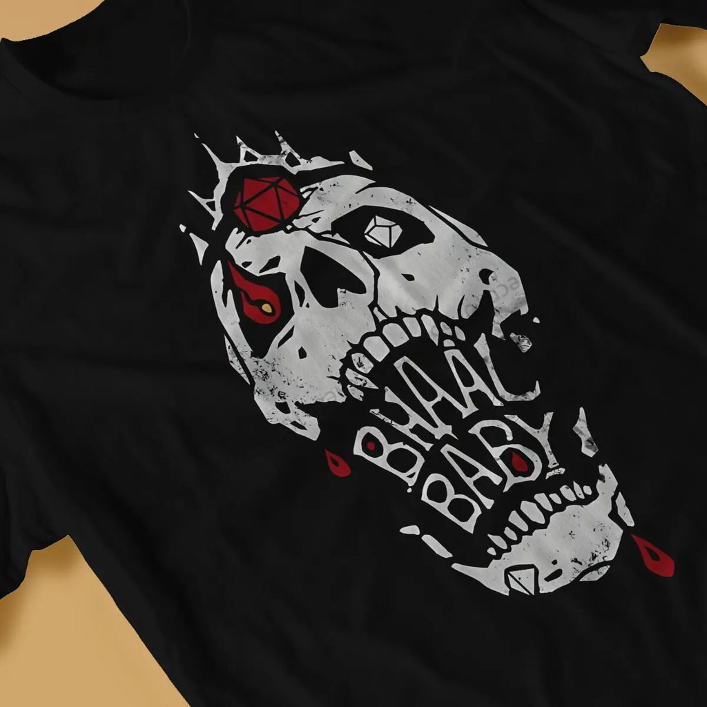 تي شيرت رجالي من DND باللون الأحمر، يظهر رغبتك المظلمة، تي شيرت رجالي من القطن، ملابس رجالية