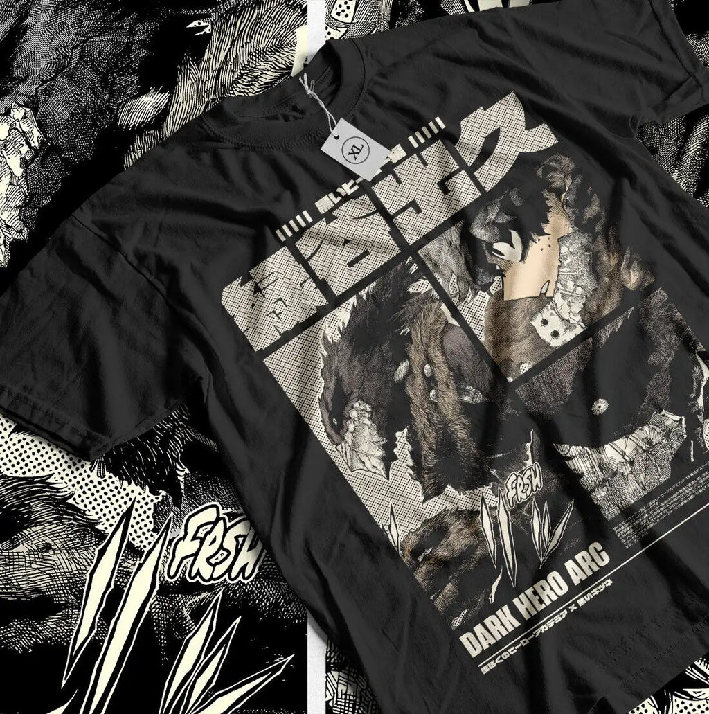 تي شيرت ديكو إيزوكو ميدوريا هيرو باكوغو أنمي هدية قميص جميع المقاسات