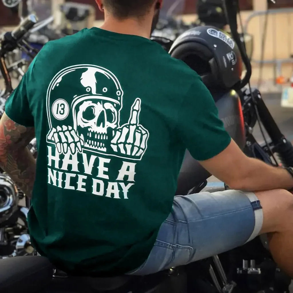 تيشيرت رجالي صيفي بأكمام قصيرة مطبوع بتقنية الطباعة ثلاثية الأبعاد، عصري وأنيق، يسمح بمرور الهواء، مناسب للارتداء اليومي، بقصة فضفاضة.