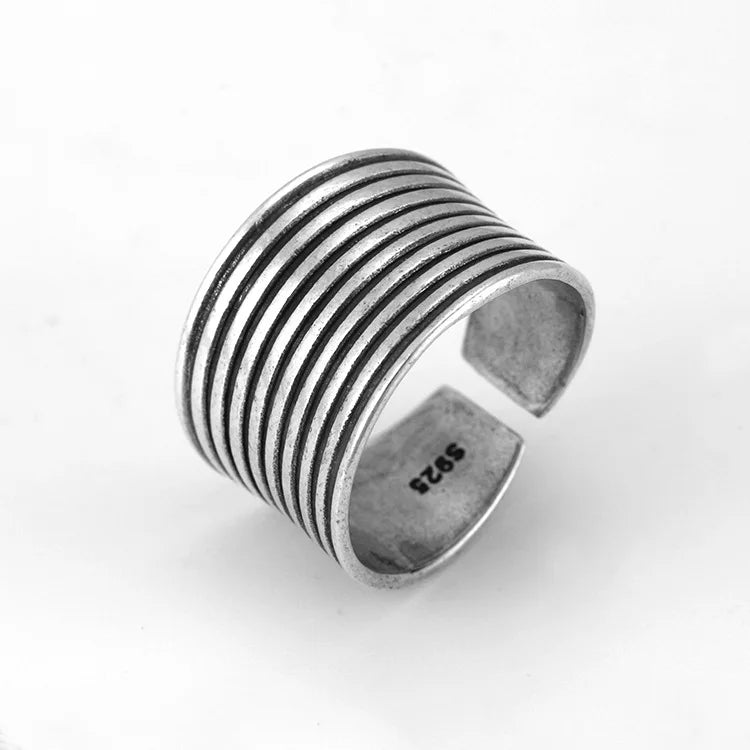 خاتم بانك من الفضة عيار 925 بتصميم تنين مجنح للنساء والفتيات، هدية مثالية للحفلات، مجوهرات عصرية مستوحاة من موسيقى الهيب هوب الكلاسيكية، خدمة توصيل مباشرة.