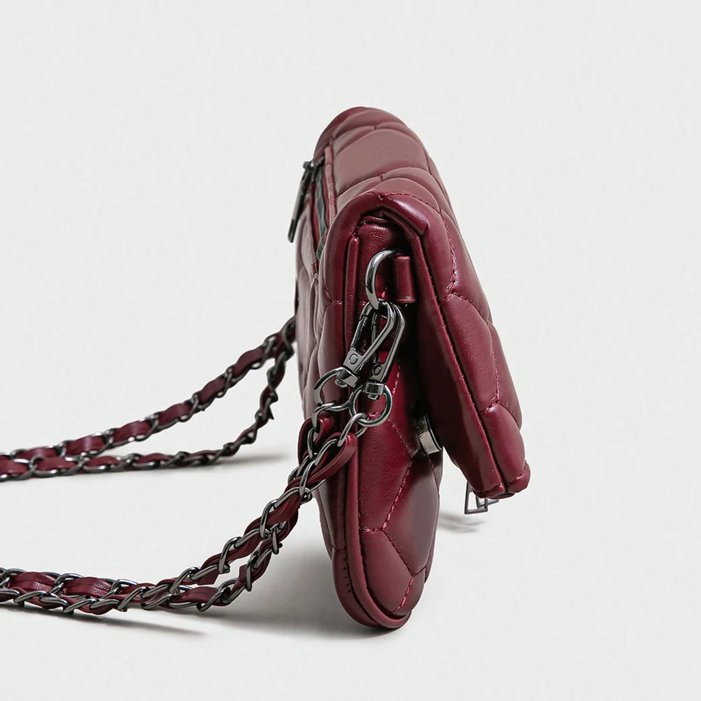 حقيبة كتف سلسلة أزياء كلاسيكية، بسيطة ومتعددة الاستخدامات، حقيبة رسول أنيقة، مناسبة للعمل والتنقل والتسوق