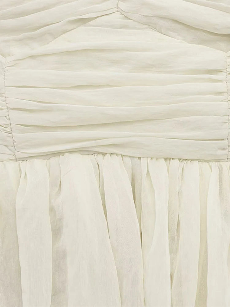 Solid Summer Off-shoulder Party Dresses For Women Elegant Solid Sleeveless Zipper Female Short Dress Casual Beach Lady Vestidos