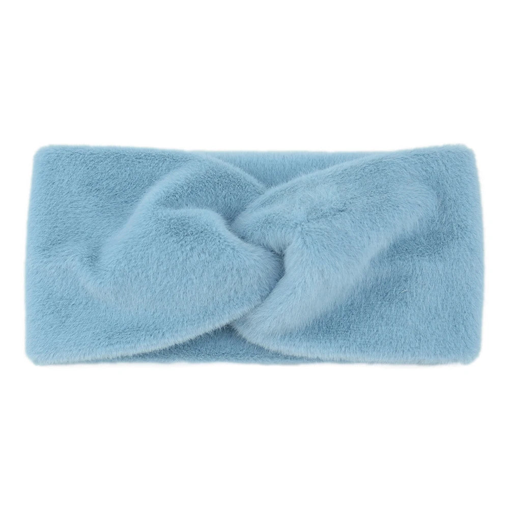 ربطات شعر جديدة للنساء والفتيات بألوان سادة، ربطات رأس من الصوف المحبوك، ربطات شعر بتصميم متقاطع عتيق، ربطات شعر لتدفئة الأذنين، إكسسوارات شعر