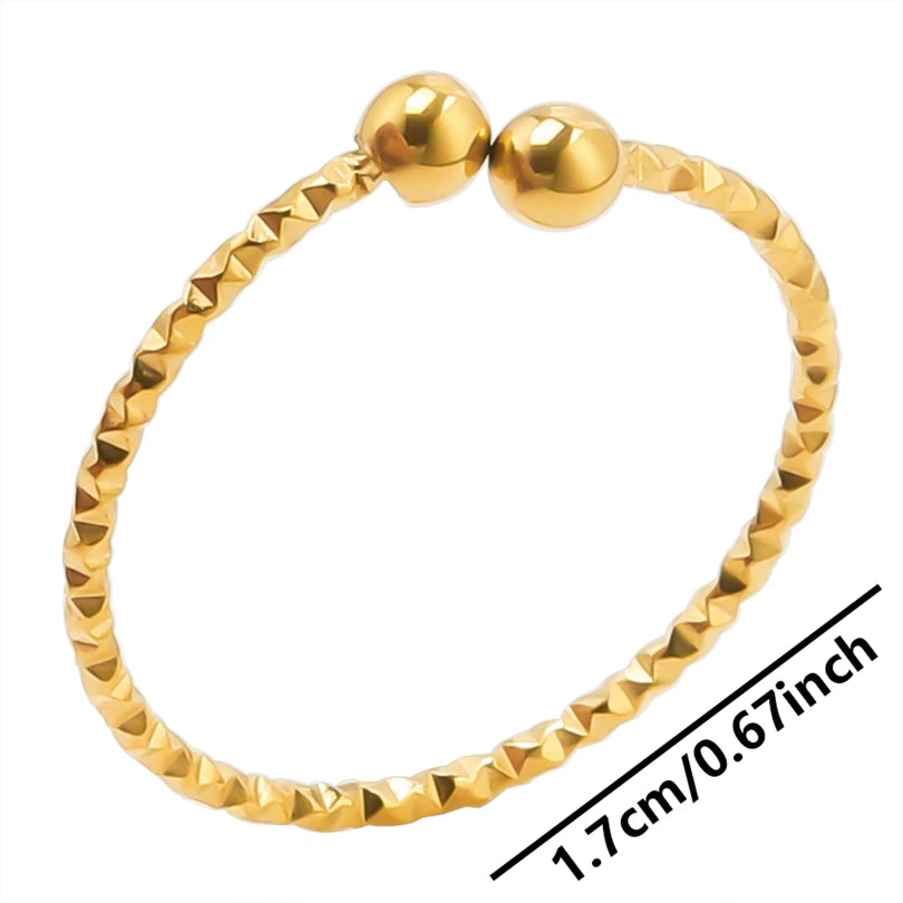 5 قطع من الخواتم الرقيقة المصنوعة من الفولاذ المقاوم للصدأ، إكسسوارات مجوهرات نسائية، خواتم مفاصل الأصابع، هدية مجوهرات عصرية للفتيات، لا يتغير لونها أبدًا