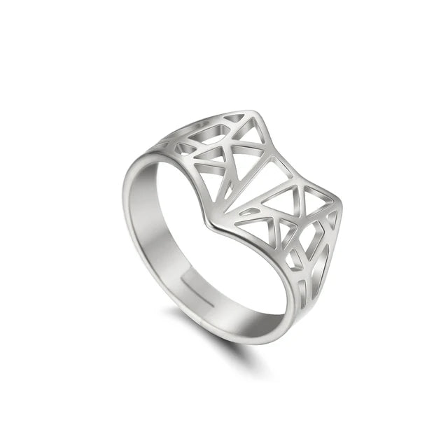 خاتم تيمر من الفولاذ المقاوم للصدأ، خواتم نسائية وفتيات وأزواج، بتصميمات على شكل قلب، مخلب قطة، زهرة، ثعبان، نجمة، موسيقى، خاتم قابل للتعديل، هدية مجوهرات