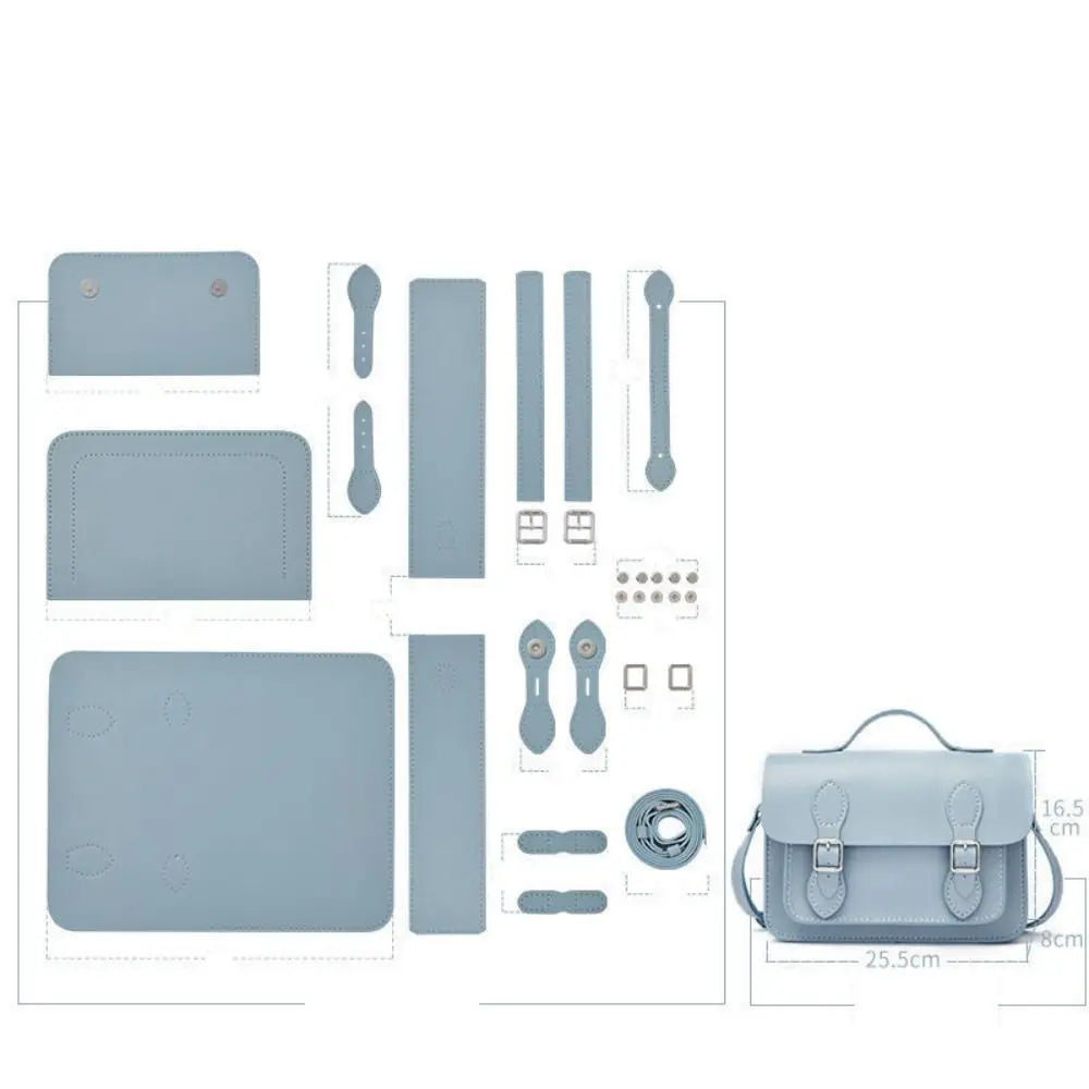 حقيبة جديدة من جلد البولي يوريثان مصنوعة يدويًا، 10 ألوان، حقيبة كامبريدج رسول يدوية الصنع، حقيبة نسائية مخيطة يدويًا