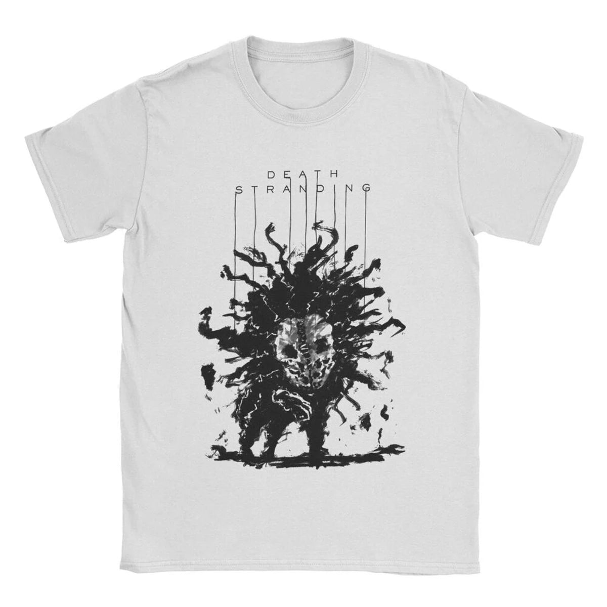 تي شيرت رجالي من سلسلة Death Stranding 2 الجديدة لعام 2025 مصنوع من القطن الخالص، تي شيرتات كلاسيكية برقبة دائرية وقمصان ألعاب فيديو بأكمام قصيرة