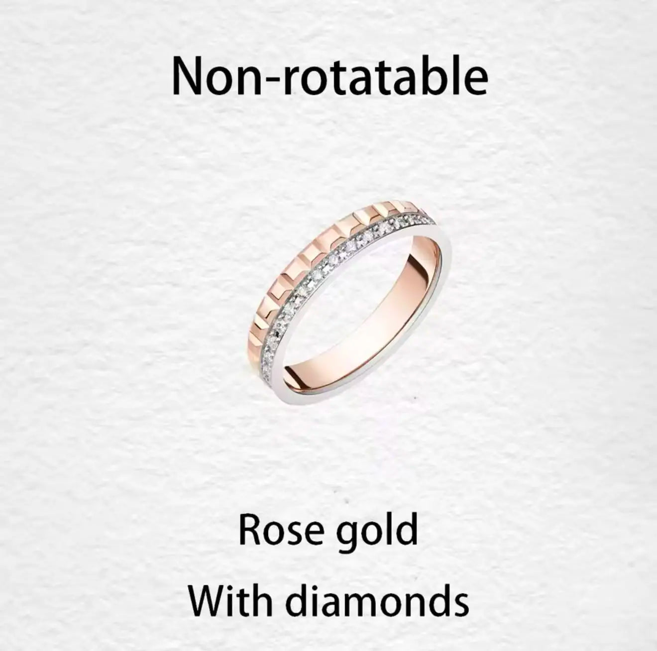 خواتم دوارة فاخرة على الطراز الفرنسي للرجال والنساء قابلة للدوران مصنوعة من مادة الموزانيت عالية الجودة باللونين الأسود والأبيض هدية للمهرجانات