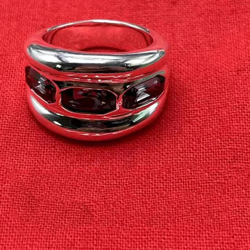 مجوهرات إسبانية عصرية، مجموعة خواتم رائعة متألقة، إكسسوارات نسائية، هدايا للأزواج في المهرجانات