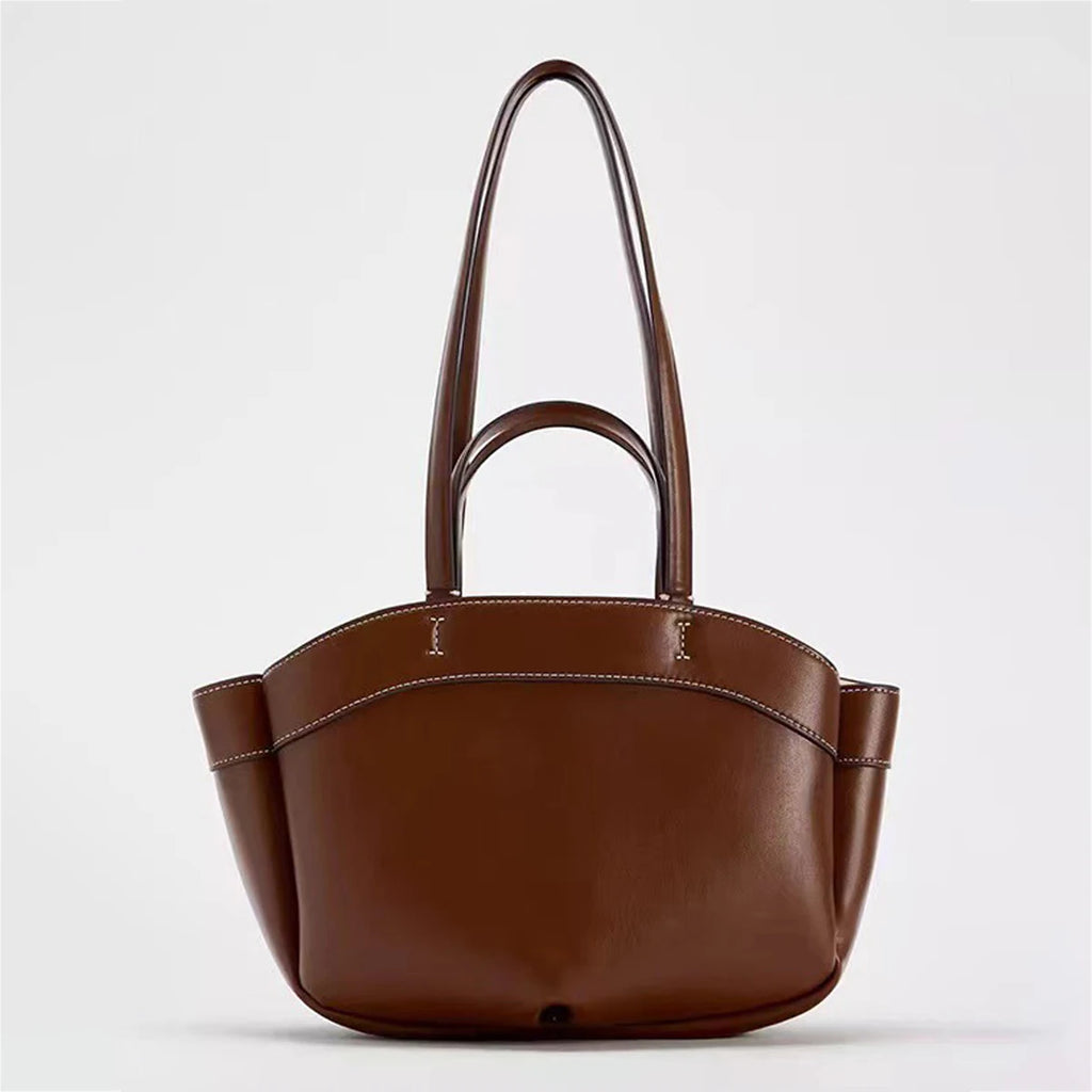 حقيبة حمل نسائية حقيبة تحت الإبط حقيبة كتف من جلد البولي يوريثان بسعة كبيرة حقيبة كروس بودي ريترو حقيبة دلو محمولة غير رسمية حقيبة يد