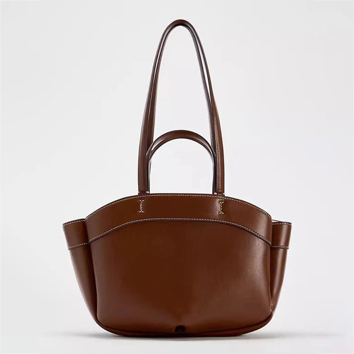 حقيبة حمل نسائية حقيبة تحت الإبط حقيبة كتف من جلد البولي يوريثان بسعة كبيرة حقيبة كروس بودي ريترو حقيبة دلو محمولة غير رسمية حقيبة يد