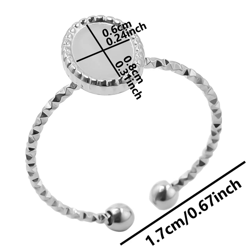 5 قطع من الخواتم الرقيقة المصنوعة من الفولاذ المقاوم للصدأ، إكسسوارات مجوهرات نسائية، خواتم مفاصل الأصابع، هدية مجوهرات عصرية للفتيات، لا يتغير لونها أبدًا