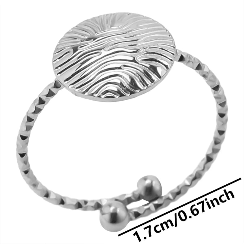 5 قطع من الخواتم الرقيقة المصنوعة من الفولاذ المقاوم للصدأ، إكسسوارات مجوهرات نسائية، خواتم مفاصل الأصابع، هدية مجوهرات عصرية للفتيات، لا يتغير لونها أبدًا