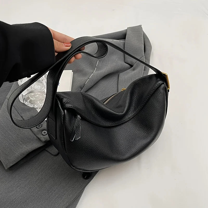 حقيبة جلدية جديدة عصرية بتصميم ريترو، حقيبة زلابية نسائية، حقيبة كتف، حقيبة كروس بودي، حقيبة جلدية ناعمة عصرية ومتعددة الاستخدامات