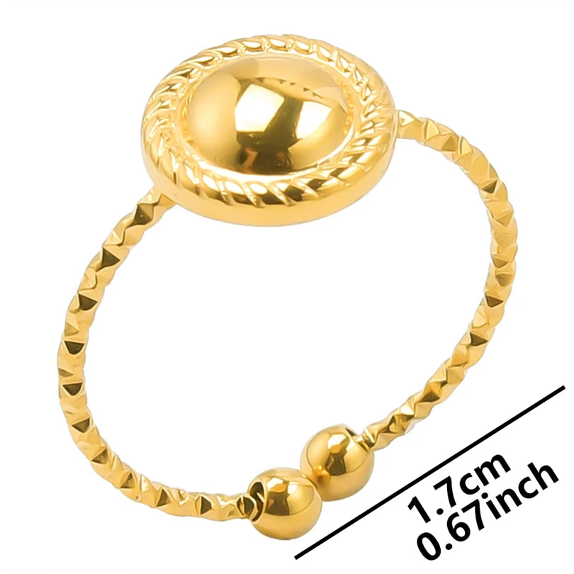 5 قطع من الخواتم الرقيقة المصنوعة من الفولاذ المقاوم للصدأ، إكسسوارات مجوهرات نسائية، خواتم مفاصل الأصابع، هدية مجوهرات عصرية للفتيات، لا يتغير لونها أبدًا