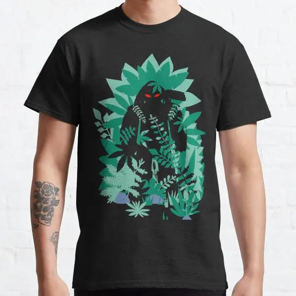 تي شيرت رجالي مطبوع عليه صورة صياد الغابة Alien vs Predator، ياقة مستديرة، أكمام قصيرة، قطن خالص، تخفيضات كبيرة