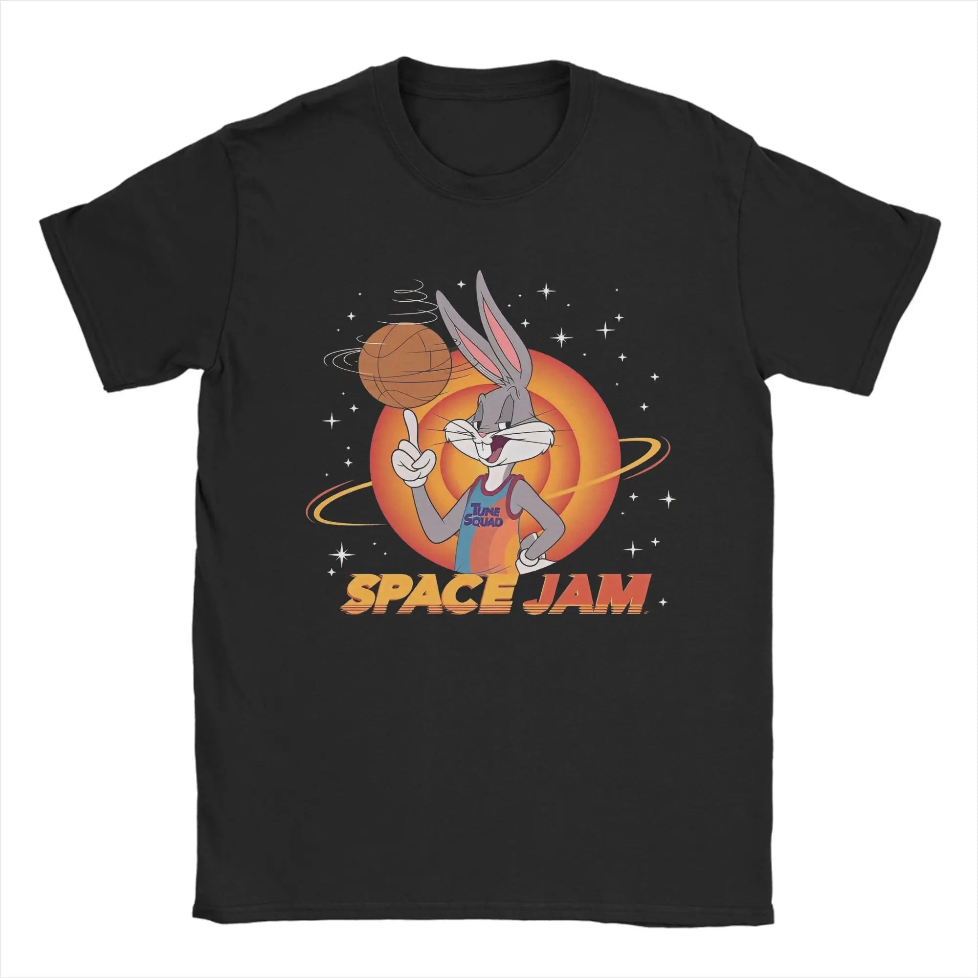 تي شيرت سبيس جام فاست فيوريوس للرجال والنساء من تاز، تي شيرت قطني نقي عتيق بياقة مستديرة وأكمام قصيرة، ملابس صيفية