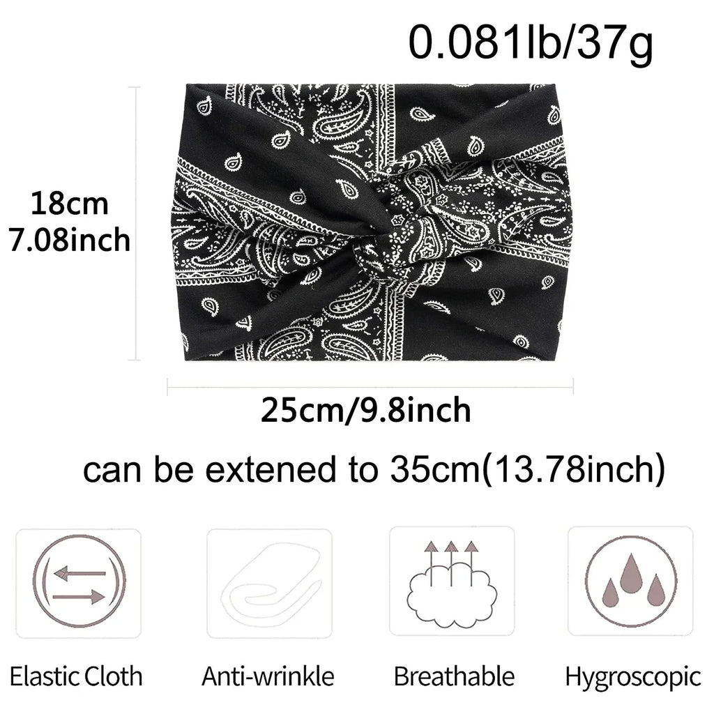 عصابات رأس عريضة ملتوية للنساء، كبيرة الحجم، مناسبة للتمارين الرياضية، ربطات شعر عصرية لليوجا، إكسسوارات شعر كثيفة ملتوية على الطراز البوهيمي