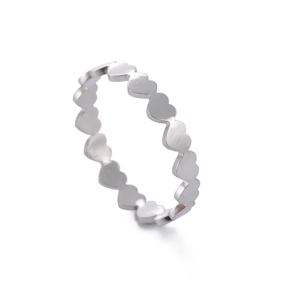 خاتم تيمر من الفولاذ المقاوم للصدأ، خواتم نسائية وفتيات وأزواج، بتصميمات على شكل قلب، مخلب قطة، زهرة، ثعبان، نجمة، موسيقى، خاتم قابل للتعديل، هدية مجوهرات