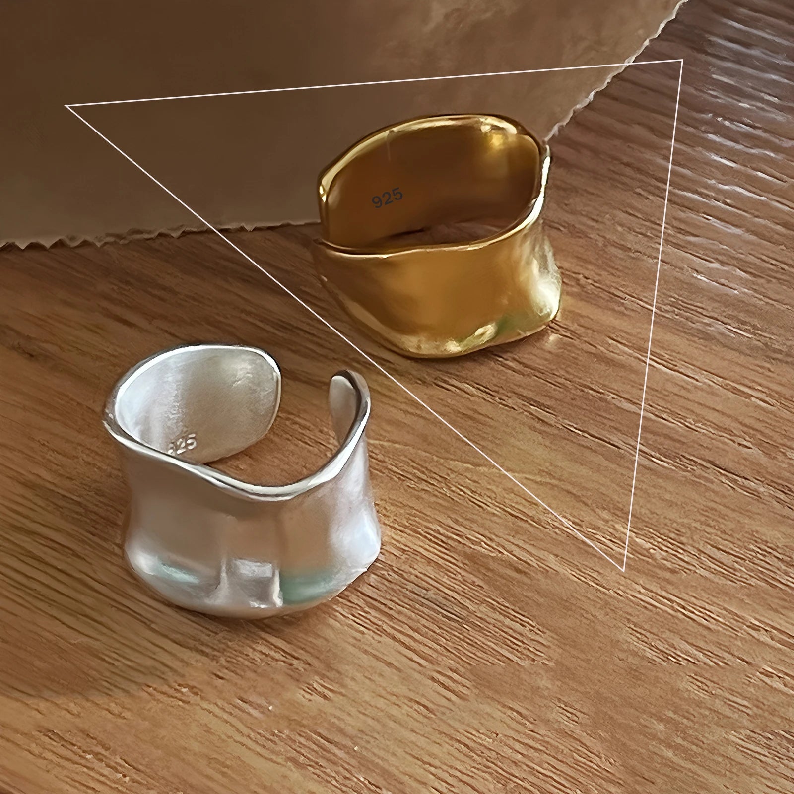 خواتم VENTFILLE من الفضة الإسترلينية عيار 925 بتصميم هيب هوب عتيق بخطوط مجوفة وبانك وفضة تايلاندية للحفلات قابلة للتعديل