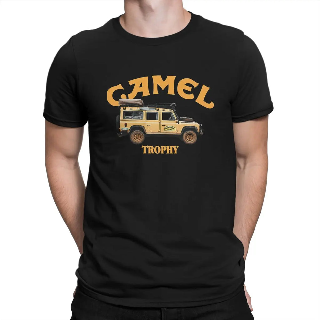 تي شيرت رجالي مطبوع عليه شعار Camel Trophy تي شيرت عصري برسومات جرافيكية وسويت شيرت عصري