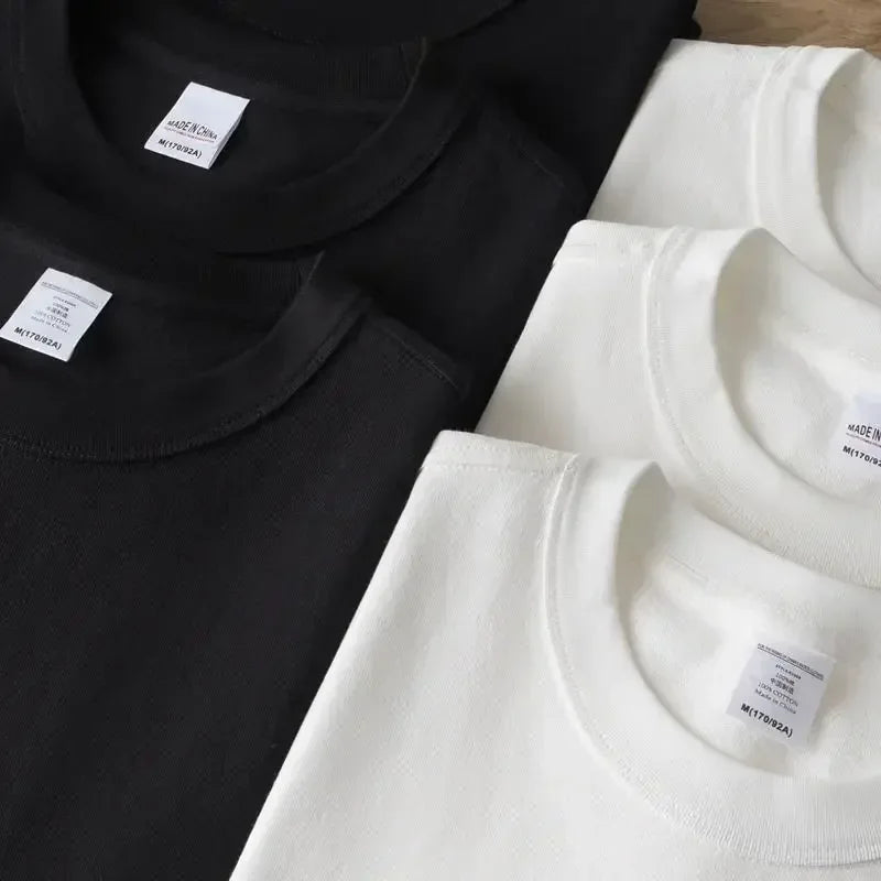 تيشيرت رجالي برسومات أنمي مستوحاة من مترو أنفاق طوكيو، باللونين الأسود والأبيض، بأكمام قصيرة، مناسب للأنشطة الخارجية والصيفية.