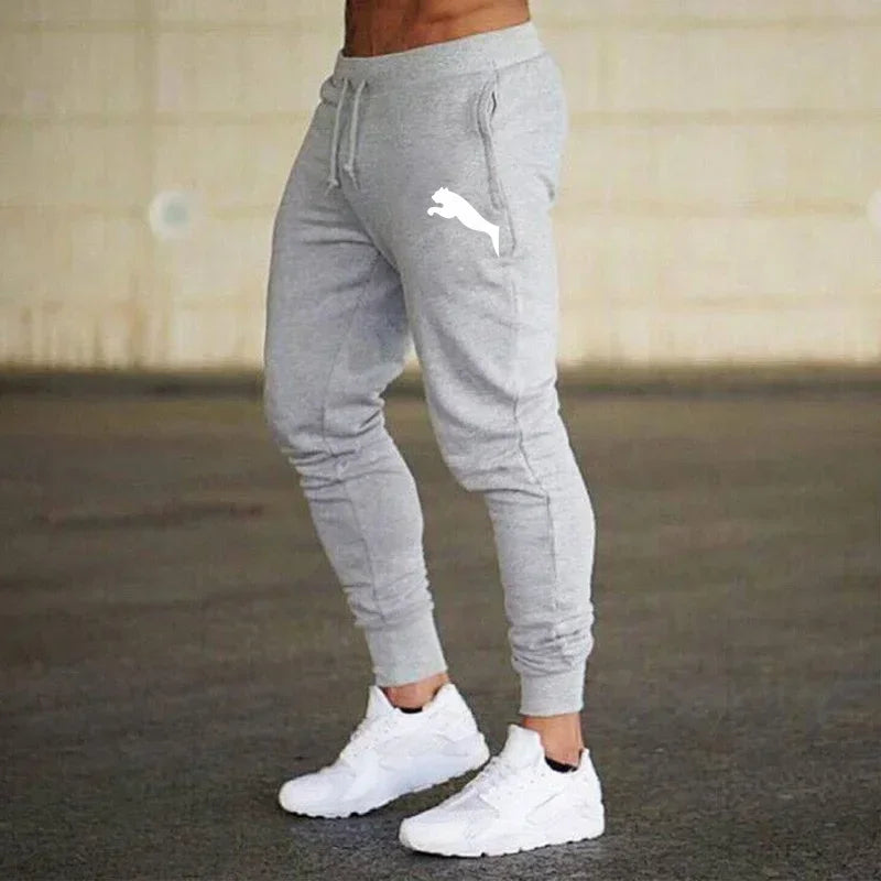2024 Spring summer men's casual pants fitness jogging pants Harajuku street pants slim pants sports casual breathable thin pants