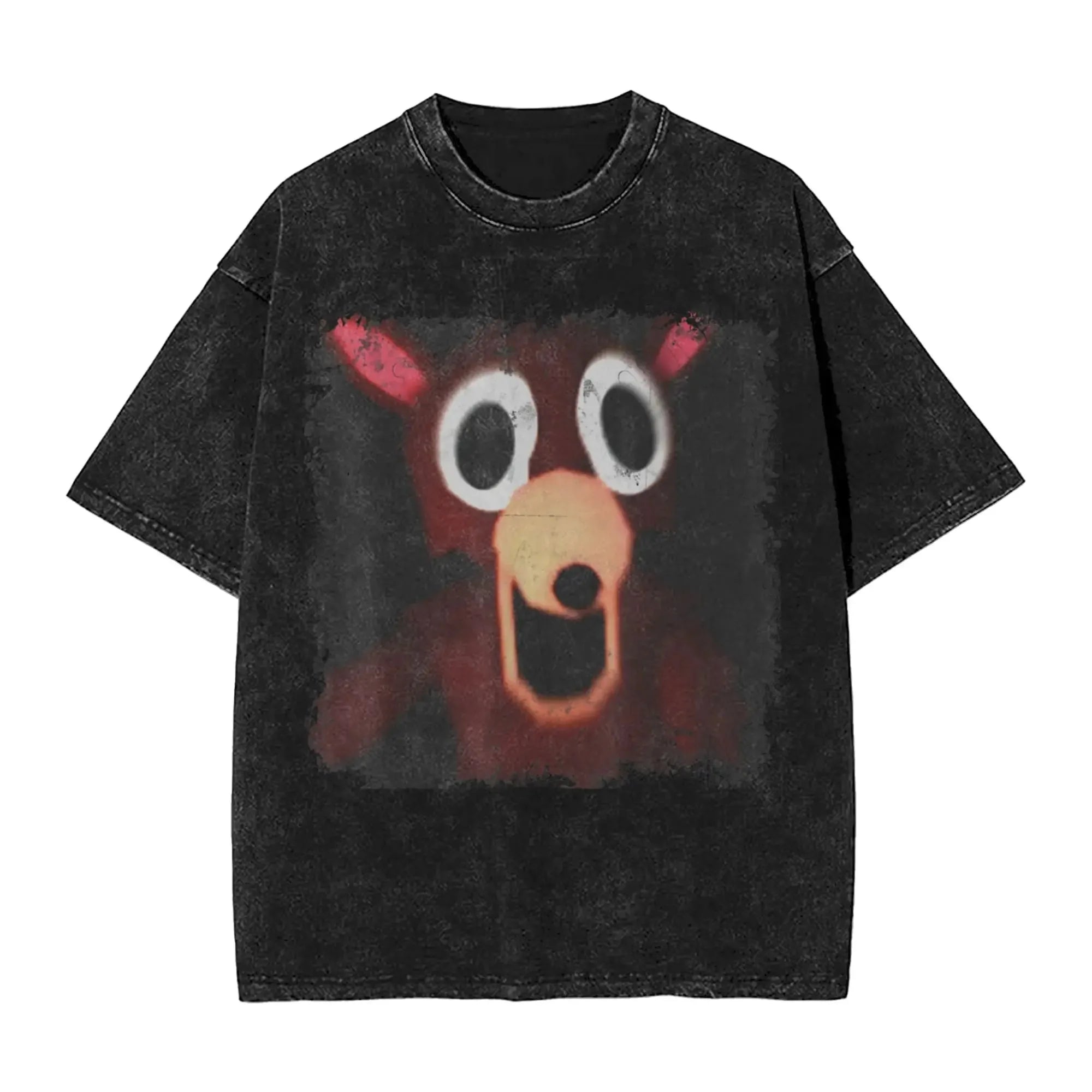 New Game 99 Nights Halloween in The Forest Funny Washed Vintage T-Shirt Men Women Cotton O Neck Tees Street Loose Oversized Top