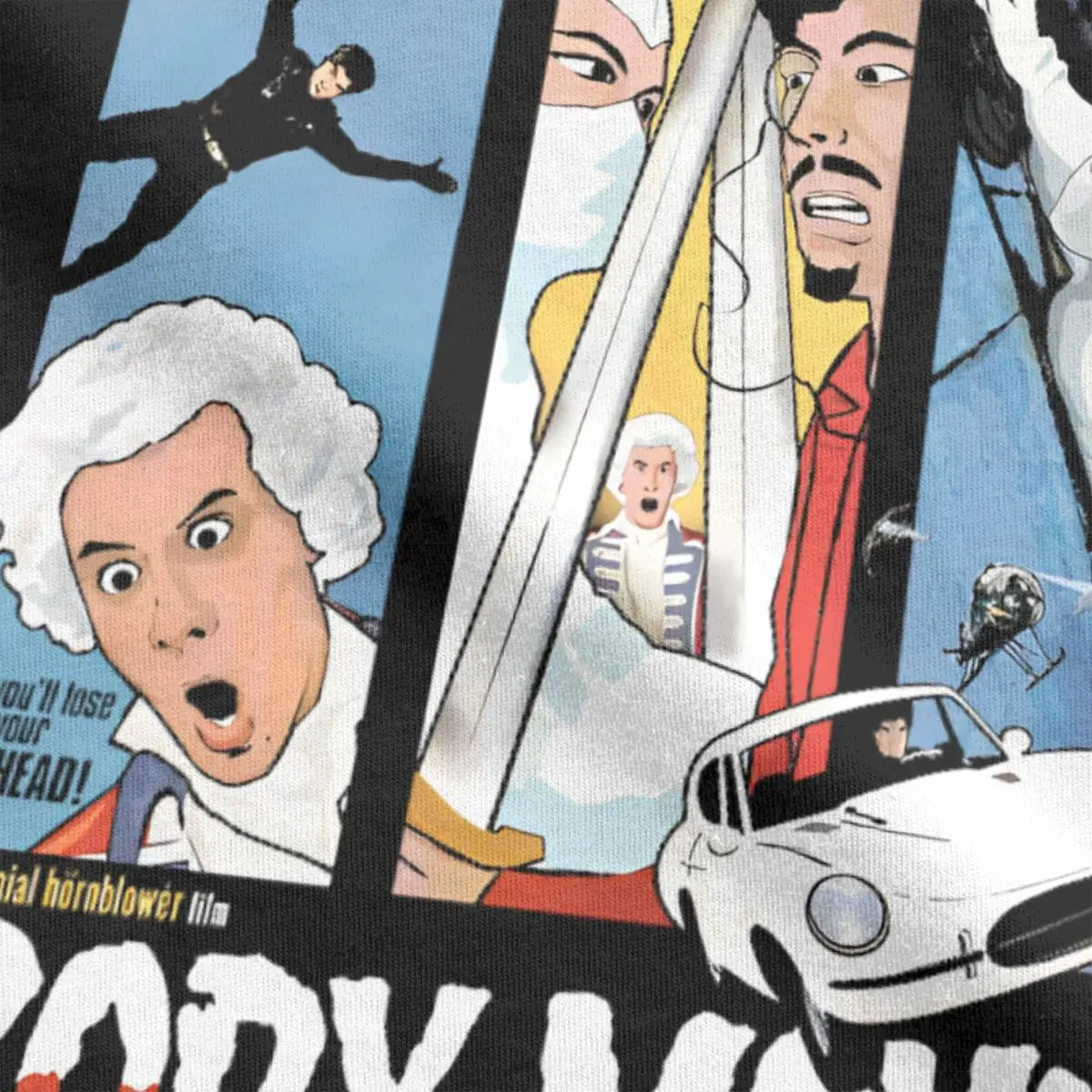 تي شيرت رجالي من Body Movin Beastie Boys تي شيرت قطني عصري برقبة دائرية وأكمام قصيرة ملابس بمقاسات كبيرة