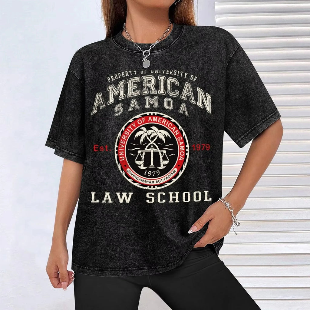 ملكية كلية الحقوق بجامعة ساموا الأمريكية، تي شيرت، قمصان بمقاسات كبيرة، قمصان برسومات جرافيكية، قمصان للرجال برسومات جرافيكية