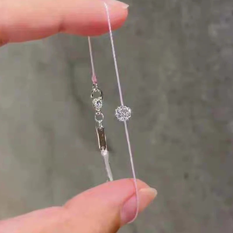 سوار PANJBJ من الفضة الإسترلينية عيار 925 عالي الجودة للنساء مصنوع من خرز الحب الكوري مجوهرات حلوة هدية شحن مباشر