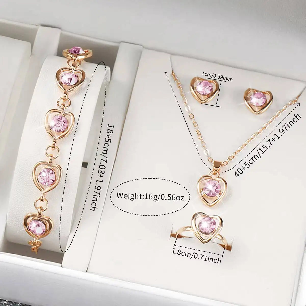 طقم ساعات نسائية كوارتز مزينة بزخارف زهور أنيقة، مكون من 6 قطع، مع سوار جلدي، مرصعة بأحجار الراين (بدون علبة)