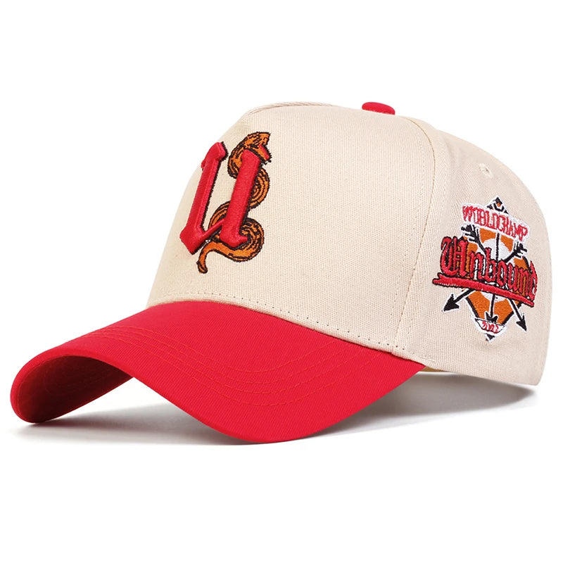 قبعات بيسبول للجنسين مطرزة بحروف وردية للربيع والخريف، قبعات كاجوال قابلة للتعديل، قبعات واقية من الشمس