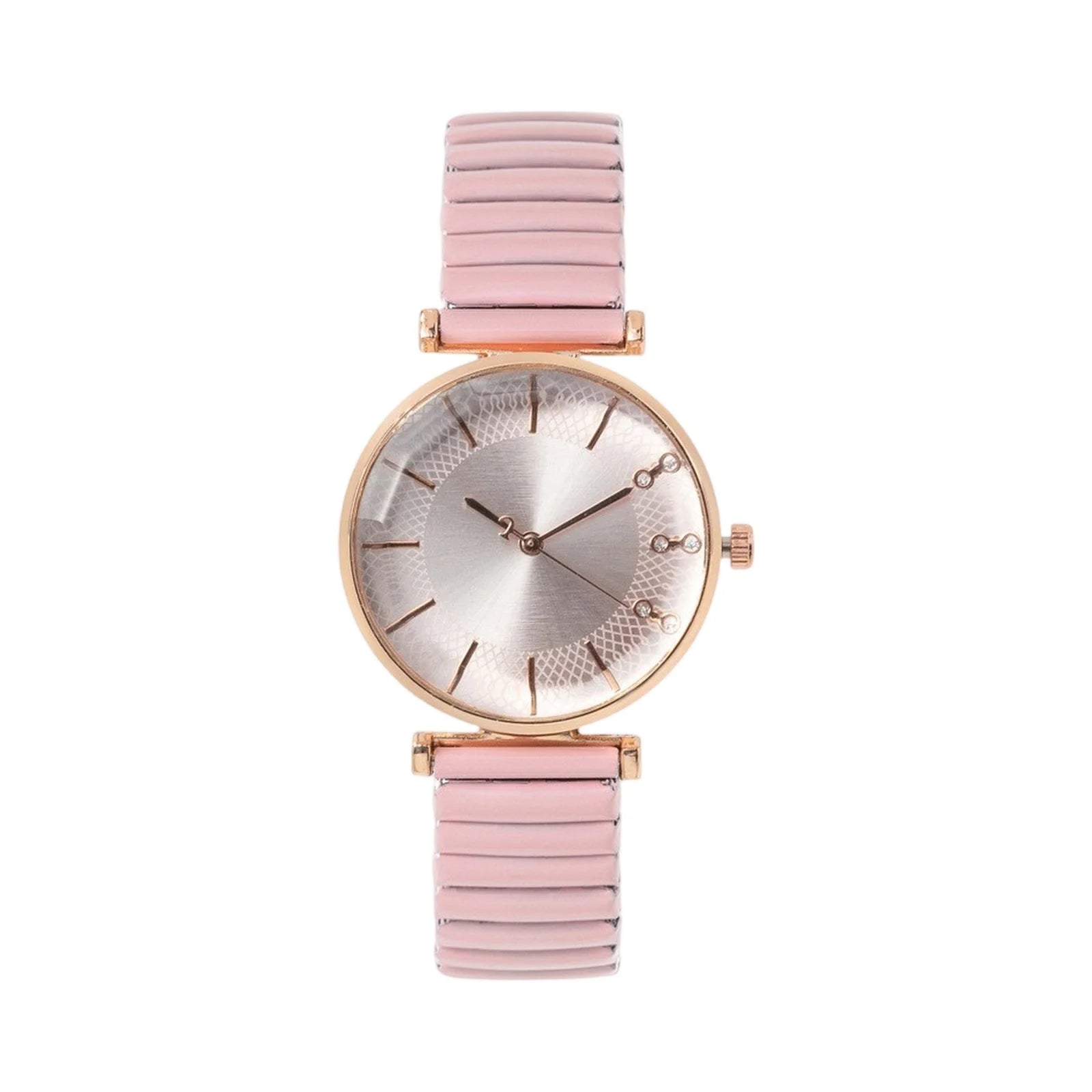 ساعة فاخرة بسيطة من الكريستال الأزرق، كوارتز نسائية، سوار مطاطي من الفولاذ المقاوم للصدأ، ساعة أنيقة وعصرية للنساء