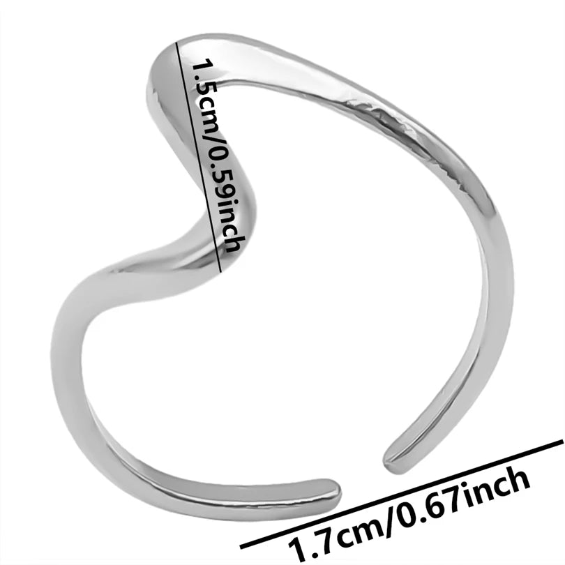 1 قطعة من خواتم عين النمر الكلاسيكية المصنوعة من الفولاذ المقاوم للصدأ القابلة للتعديل والمفتوحة للنساء والرجال إكسسوارات خاتم إصبع ذهبي اللون