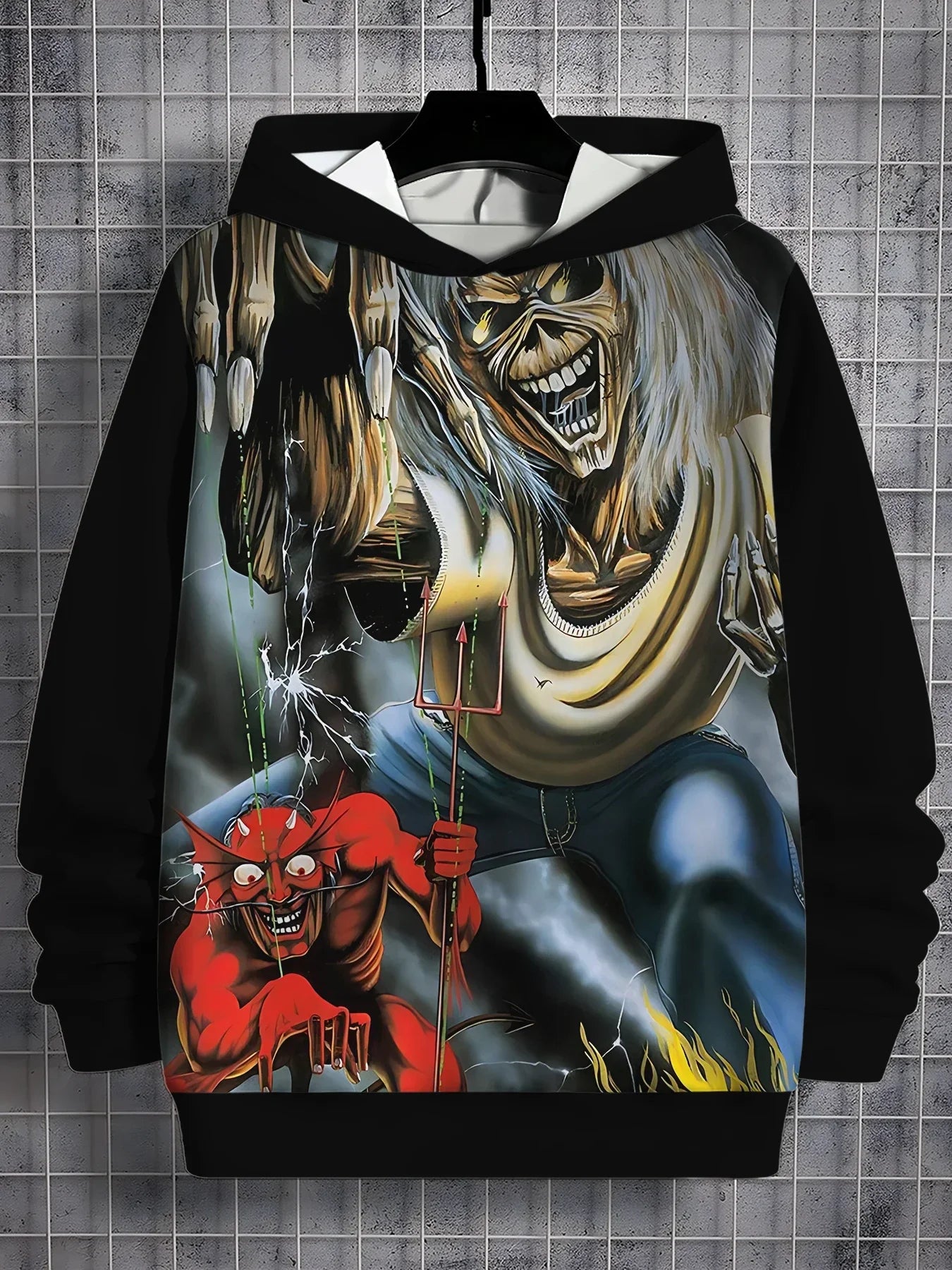 هودي ألبوم Iron Maiden الجديد لعام 2025 للرجال والنساء، سترة ثلاثية الأبعاد سريعة الجفاف قابلة للتنفس، تي شيرت كبير الحجم