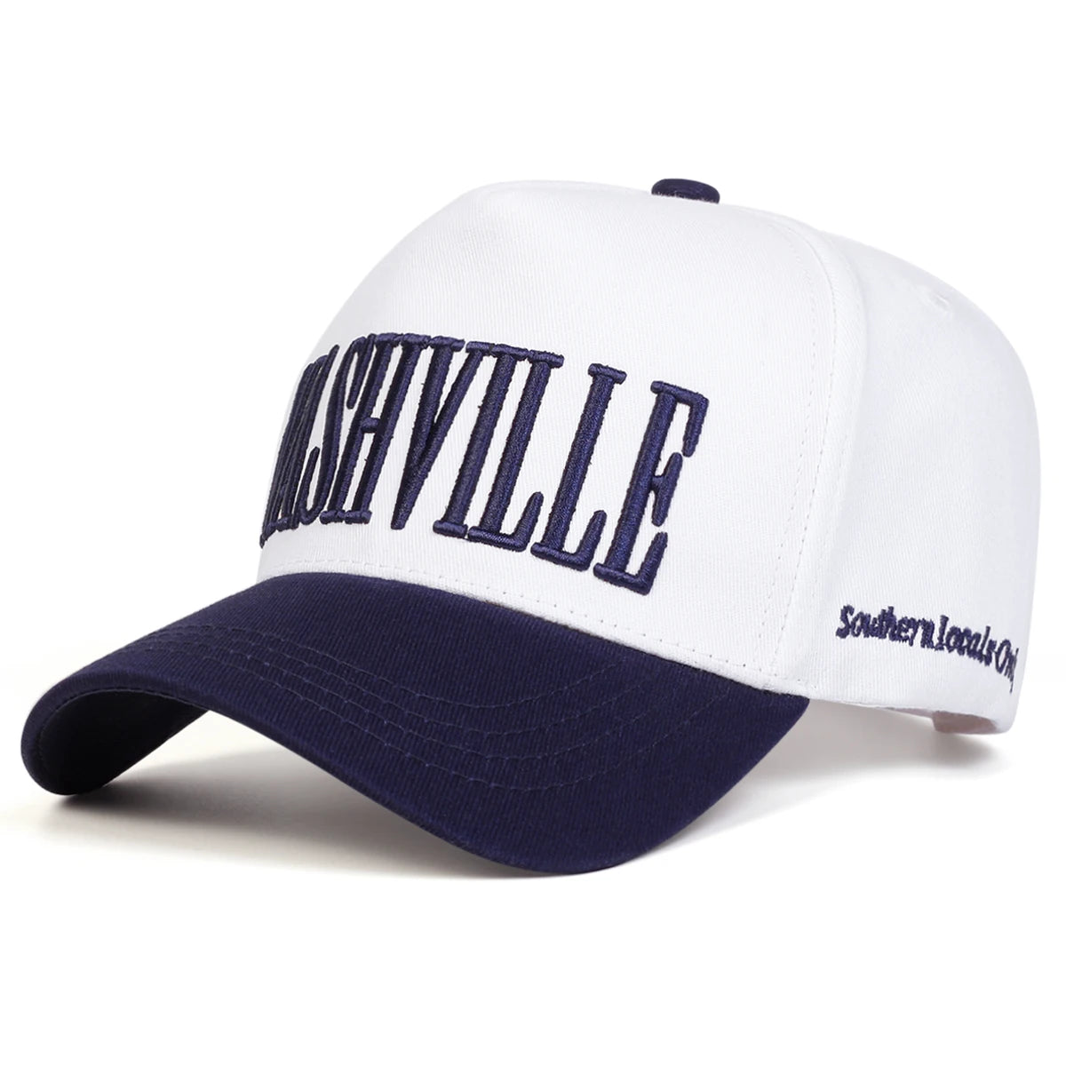 قبعات بيسبول للجنسين من ناشفيل مطرزة بأحرف الربيع والخريف قبعات خارجية قابلة للتعديل وقبعات واقية من الشمس وقبعة رياضية