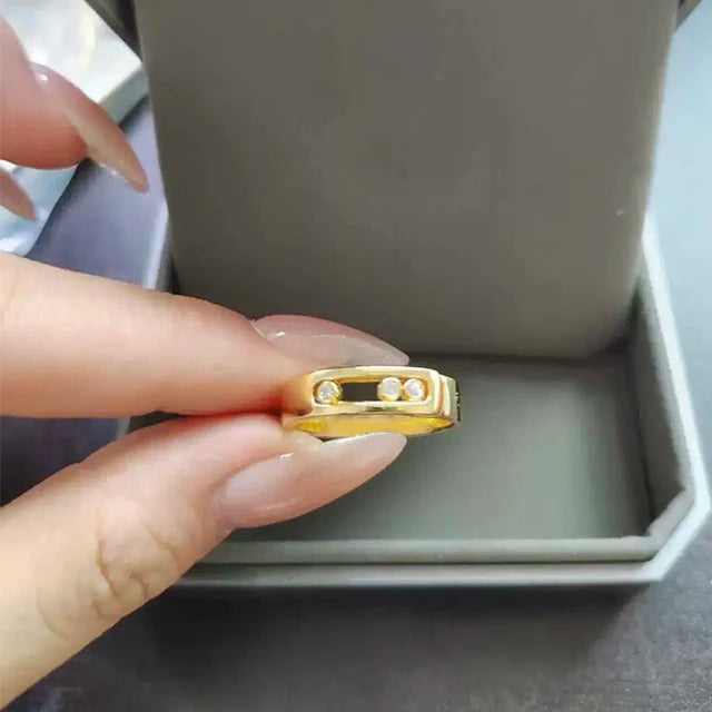 خاتم زواج رومانسي فاخر من الفضة الإسترلينية عيار 925 للنساء. مجوهرات خطوبة فاخرة، إكسسوارات، هدايا للمناسبات.