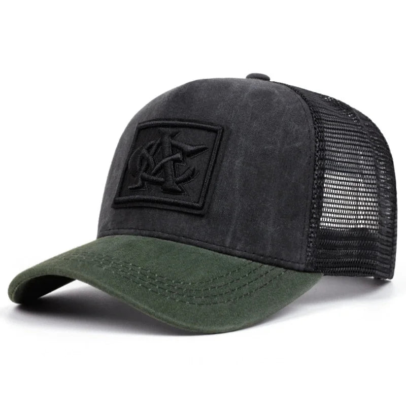 قبعات هيب هوب عصرية للجنسين مطرزة بحروف CA للربيع والخريف قبعات بيسبول كاجوال قابلة للتعديل وقبعة واقية من الشمس