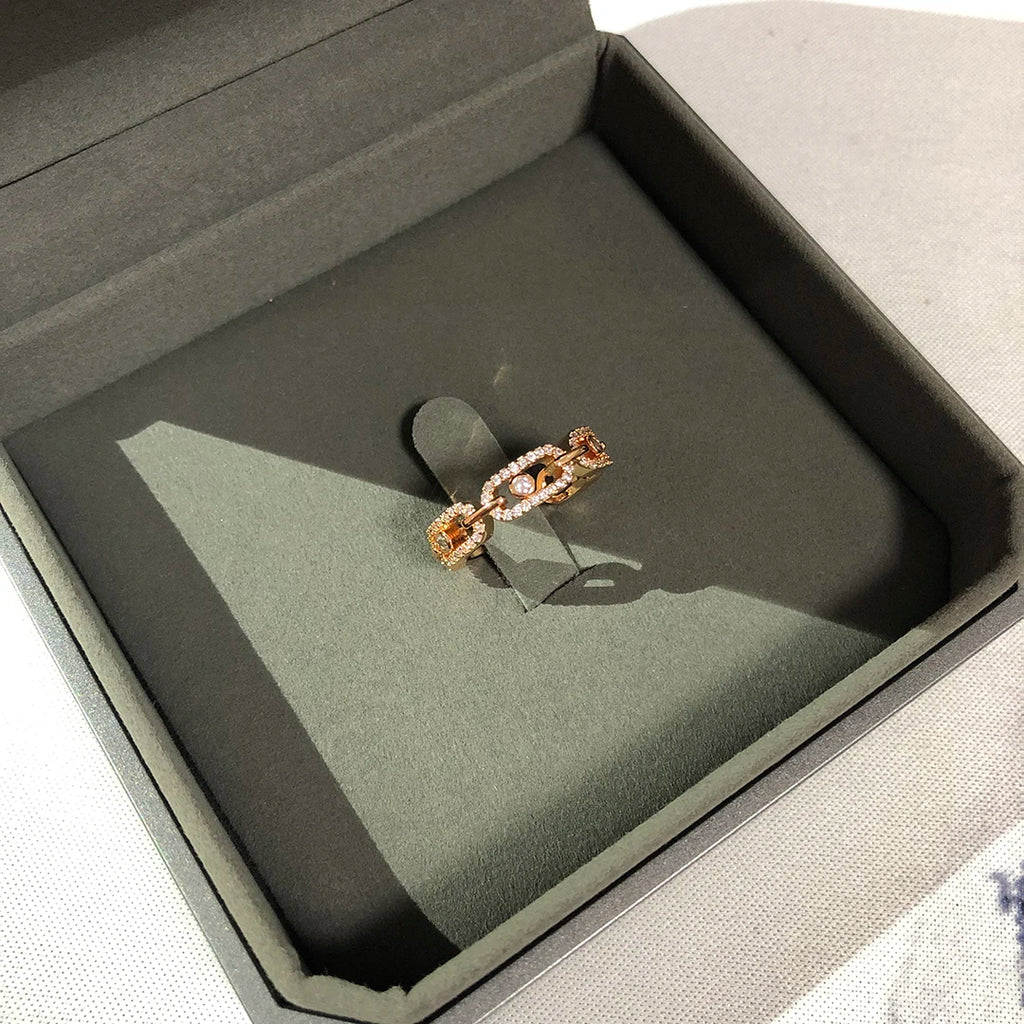 خاتم زواج رومانسي فاخر من الفضة الإسترلينية عيار 925 للنساء. مجوهرات خطوبة فاخرة، إكسسوارات، هدايا للمناسبات.